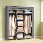 Riidest riidekapp 150x45x175 cm hall terastoruga