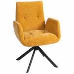 P&ouml;&ouml;rlev s&ouml;&ouml;gitool 60x61x88 cm kollane mustad jalad
