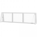 Turvav&auml;rav koertele 71 190 cm valge puit 56 cm