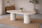 S&ouml;&ouml;gilaud Narvik 200 x 100 cm beež MDF travertiini ilme