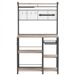 K&ouml;&ouml;giriiul 42 x 90 x 167,3 cm greige-must puit ja teras
