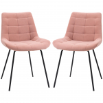 S&ouml;&ouml;gilaua toolid 2 tk 50x61x79 cm Roosa