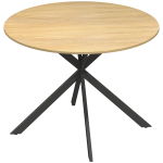 S&ouml;&ouml;gilaud l&auml;bim&otilde;&otilde;t 100 x 75 cm tamme toon ja X-jalad