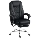 Ergonoomiline kontoritool massaaž jalatugi must