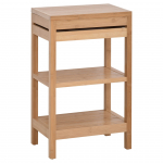 Vannitoa riiul 46x29.5x76.5 cm looduslik bambus