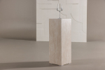 Ramsvik k&otilde;rge abilaud 23 x 23 x 65 cm beež MDF