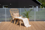 Lamamistool Ella 45x47 cm naturaalvalge rotang