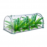 Kasvuhoone telk 50 x 130 x 60 cm l&auml;bipaistev PVC ja teras