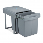 Integreeritav pr&uuml;gikast 40 L hall 2 x 20 L anumatega