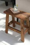 Taburet The Fab Rustic 22x50x50 cm naturaalne tiikpuu