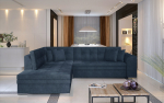Nurgadiivan Pieretta 260x205x80 cm Tume Sinine
