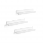Seinariiulid elutuppa 3 tk valge MDF 38 x 10 cm
