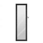 Ehtekapp seinale 37 x 10 x 120 cm must peegliga
