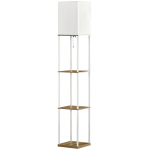 P&otilde;randalamp 26 &times; 26 &times; 159 cm valge 3 riiuliga E27