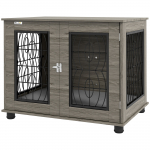 Koerakuut 80 &times; 56 &times; 63 cm hall lukustatava uksega