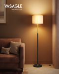 P&otilde;randalamp 30&times;30&times;140,5 171 cm must E27 ja LED-pirn
