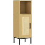 Vannitoakapp 30x30x94 cm naturaalsest puidust kitsas