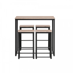 S&ouml;&ouml;gilaud ja toolid pruun