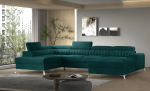Nurgadiivan Lacante 354x92x202 cm Tume Roheline