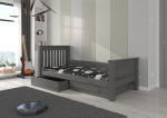 Voodi CARMEL 95x97x197 cm Grafiit