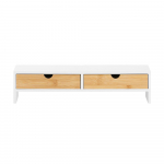 Monitorialus 47 x 18 x 11 cm bambus MDF ja sahtlid