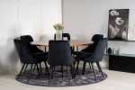 S&ouml;&ouml;gilauakomplekt Velvet Deluxe l&auml;bim&otilde;&otilde;t 140 cm laud