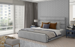 Voodi Karamell 200x200 cm Hall
