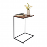 Abilaud 60 x 55 x 35 cm C-kujuline laud MDF-plaadiga