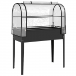 T&otilde;stetud peenrakast kasvuhoonekattega 100 x 49 x 136 cm