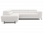 L-kujuline diivan Ferucce 276x200x72-93 cm Valge