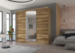 Liugustega Riidekapp ERWIN 235 235x215x59 Murano