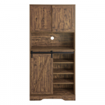 K&otilde;rge mikrolaineahju kapp pruun