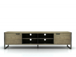 TV alus Flow Liiv 200 x 50 x 45 cm akaatsiapuit ja MDF