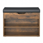 Esikupink 30 x 60 x 44 cm pruun polsterdatud iste