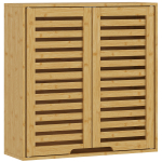 Vannitoa seinakapp 60x20x60 cm naturaalne bambus