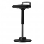 Taburet 40x40x62.5 kuni 87.5 cm must