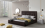 Voodi Cloe 160x200 180x93x223 cm Tumepruun