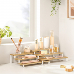 Maitseaineriiul 32x24.5x11.2cm pruun/valge