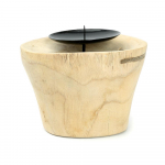 K&uuml;&uuml;nlajalg The Candle tiikpuu 10 x 8 cm pruun k&auml;sit&ouml;&ouml;