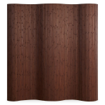 Bambusest ruumijagaja 200 x 250 cm tumepruun sirm