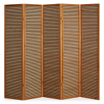 Ruumijagaja bambus 175x220 cm pruun 5-osaline