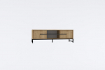 TV alus Asir 160x50x40 cm beež avatud riiulid elutuppa