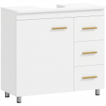 Valamukapp valamuta 70 x 30 x 65 cm valge MDF