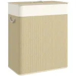 Pesukorv kaanega 52x32x63 cm 2 sektsiooni 100 L