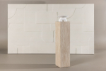 Ramsvik k&otilde;rge abilaud 23 x 23 x 95 cm beež FSC MDF