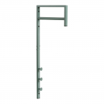 Riidenagi Trento roheline metall 3 x 30 x 82 cm