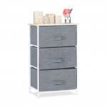 Riiul 73x45x30 cm hall kangast sahtlid ja metallraam