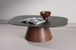 Kohvilaud Lanzo 120x92,5x39 cm tumeroheline MDF-laud