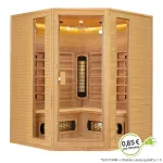 Nyborg E150V infrapunasaun 150x150x190 cm 4 inimesele