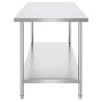 T&ouml;&ouml;laud 76.2 x 152.4 x 86.4 cm roostevaba teras